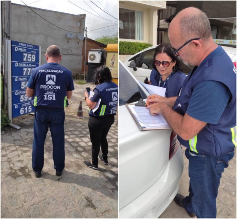 Pesquisa do Procon aponta queda de quase 10% no preço dos combustíveis em Campina Grande