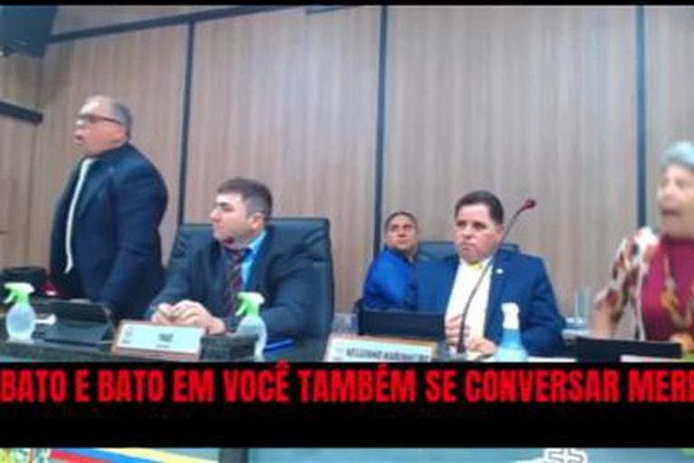 Vereador confessa bater em mulher e ameaça parlamentar durante sessão da Câmara de Piancó: “eu bato e bato em você também
