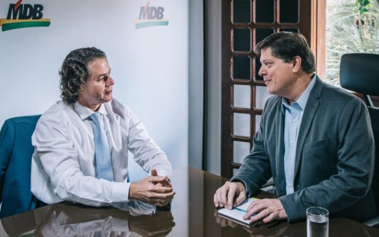 Presidente nacional do MDB confirma vinda à PB e parabeniza crescimento da sigla no estado