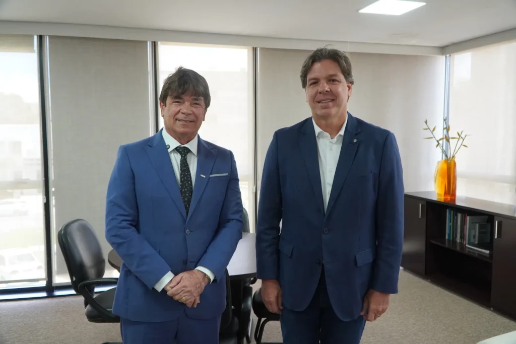 Ministro das Comunicações é recebido em João Pessoa pelo presidente da FIEPB e do Nordeste Forte
