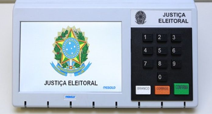 URNA ELETRÔNICA MODELO NOVO ELEIÇÕES 2022 FOTO GRANDE