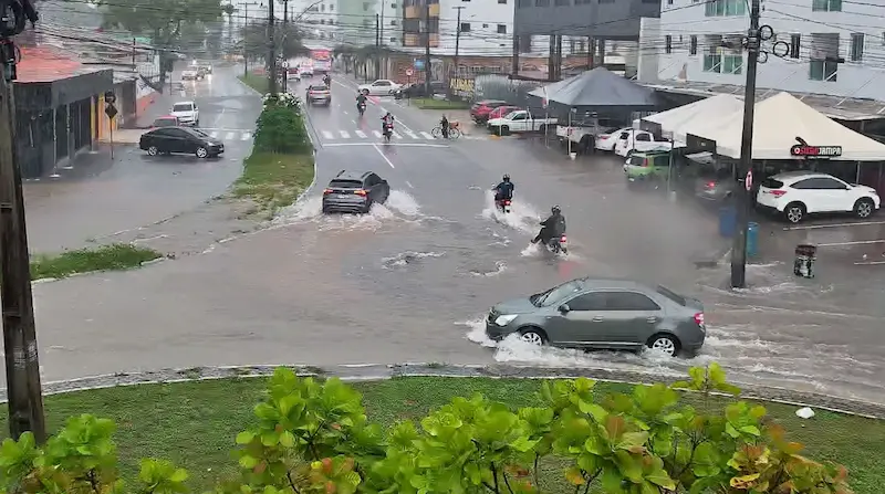 Chuvas devem atingir João Pessoa e mais 107 cidades nesta quinta-feira