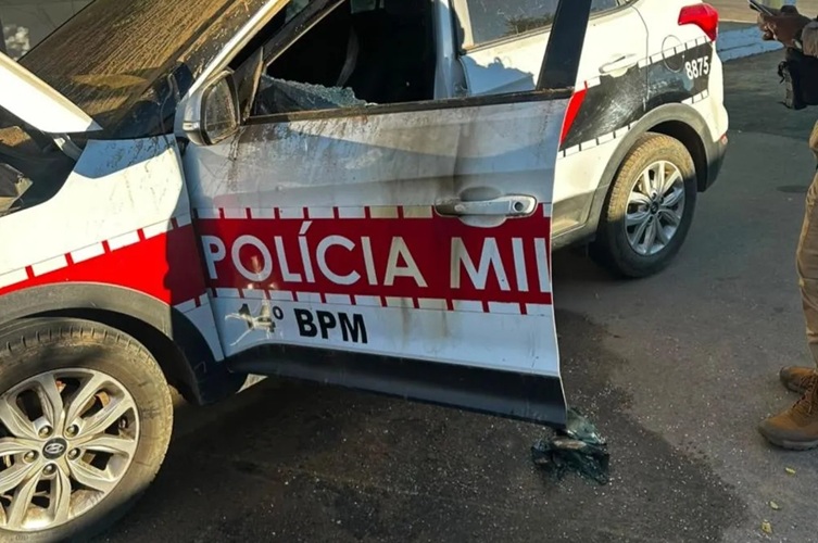 Suspeitos são presos após tentarem incendiar viatura da Polícia Militar em Vieirópolis