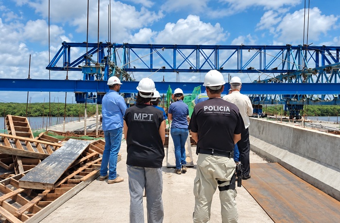 Obra na ‘Ponte do Futuro’ em Cabedelo é embargada e MPT apura causas de acidente
