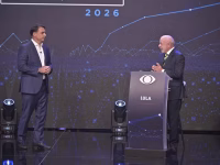 No 1º debate, Lula e Flávio Bolsonaro trocam acusações e provocações